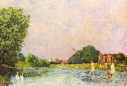 Themse bei Hampton Court, Alfred Sisley